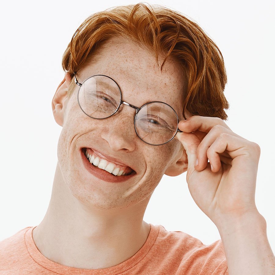 Travo Stay - pleased to meet you smart attractive redhead man w G6AMV2J